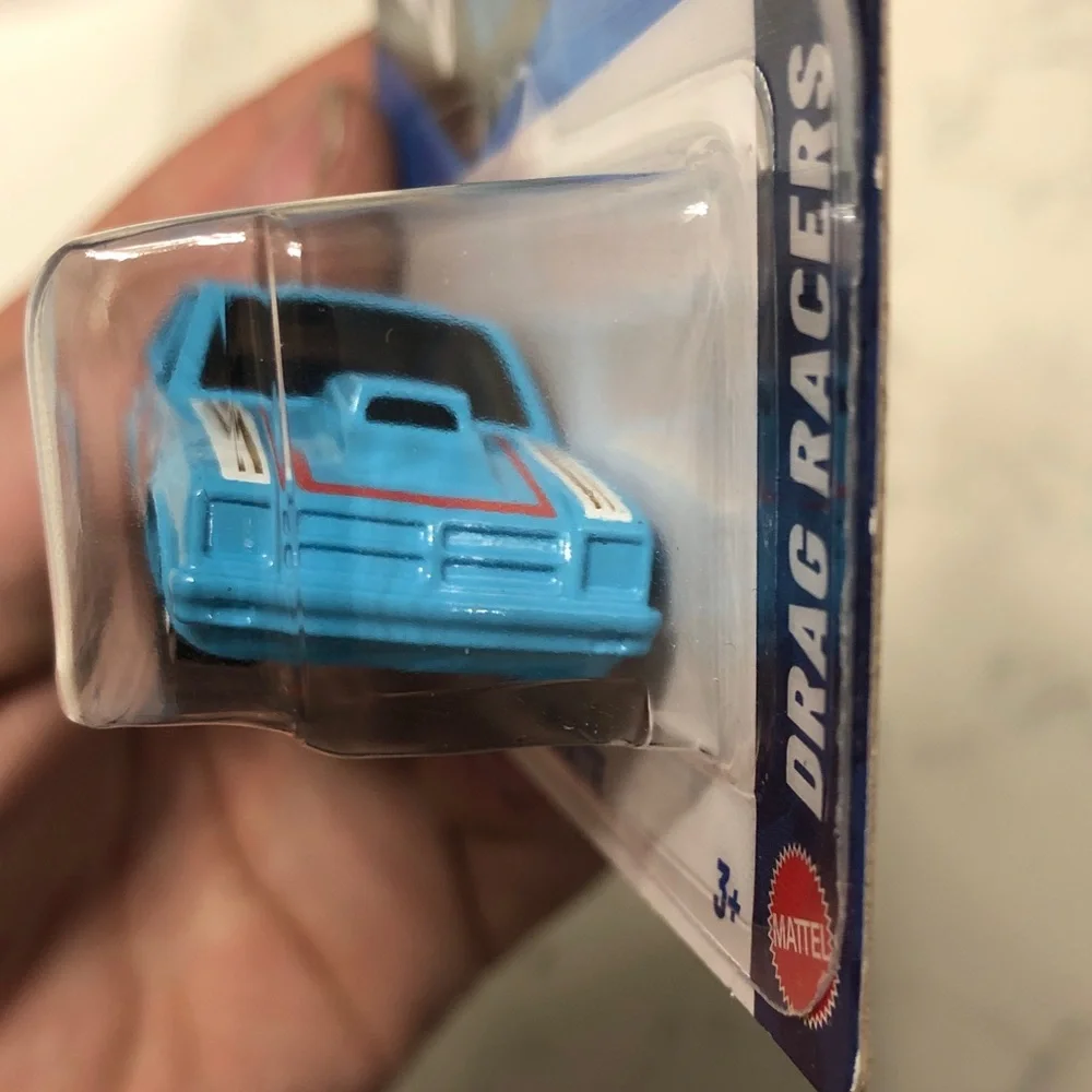Mattel Hot Wheels Blue Drag Racer 76’ Chevette